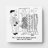 Keine Lotterie gewinnen - Stattdessen Bäume gewinn Fotoplatte (Vorderseite)