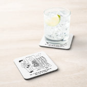 Keine Lotterie gewinnen - Stattdessen Bäume gewinn Getränkeuntersetzer (Rechte Seite)