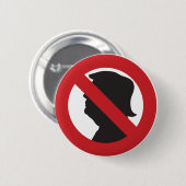 Keine MAGA/Anti-Trump-Taste Button (Vorne & Hinten)