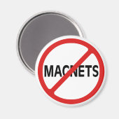 Keine Magnete Magnet (Vorderseite/Rückseite)