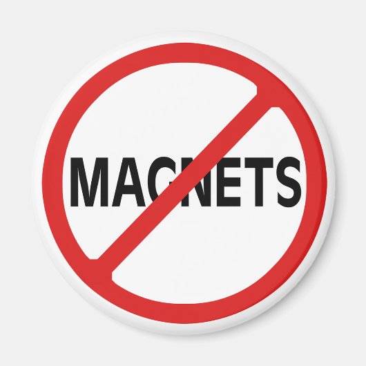 Keine Magnete Magnet (Vorne)