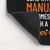 Keine manuelle Leukämie Mousepad (Ecke)