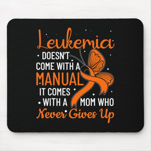 Keine manuelle Leukämie Mousepad (Vorne)