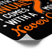 Keine manuelle Leukämie Poster (Ecke)