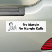 Keine Marge, keine Margin-Anrufe Autoaufkleber (Auf Auto)