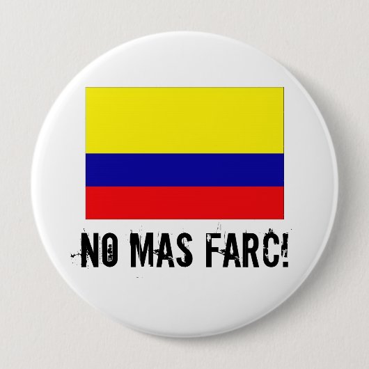 KEINE MAS-FARC! Knopf Button (Vorderseite)
