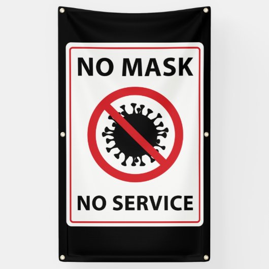 Keine Maske Banner (Vertikal)