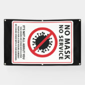 Keine Maske für gemeinsame Flugverbindung Banner (Horizontal)