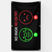 Keine Maske Kein Einstiegsbanner Banner (Vertikal)
