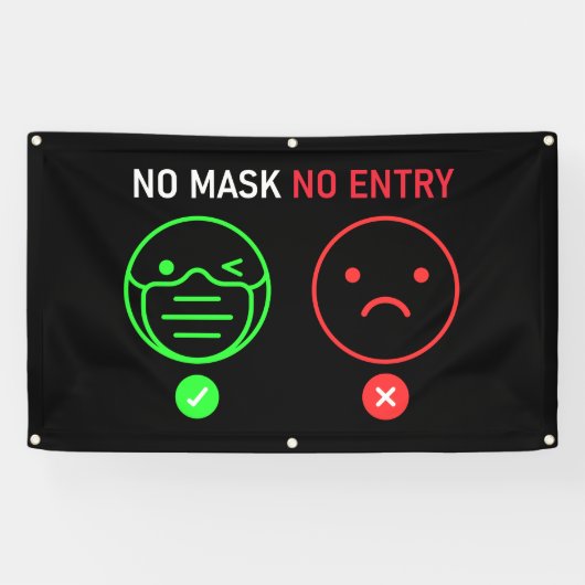 Keine Maske Kein Einstiegsbanner Banner (Horizontal)