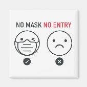 Keine Maske Keine Eingabe Magnet (Vorne)