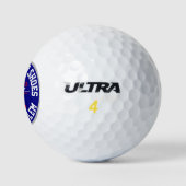 Keine Maske Keine Schuhe Kein Problem Button Class Golfball (Logo)