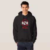 Keine Maske Männerhoodie Hoodie (Vorne ganz)