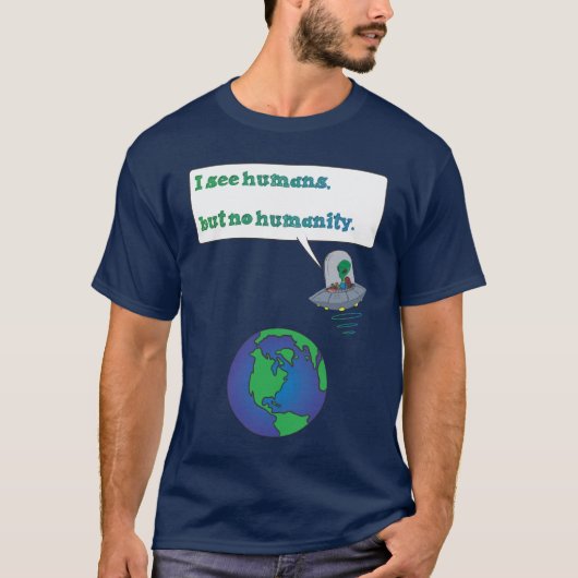 KEINE MENSCHLICHKEIT T-Shirt (Vorderseite)