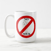 Keine Milch Kaffeetasse (Links)