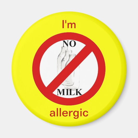 Keine Milch Magnet (Vorne)