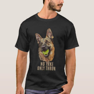 Keine Mitnahme, nur werfen, lustiger deutscher Sch T-Shirt