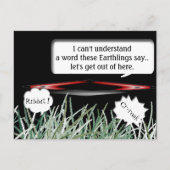 Keine Mitteilung Postkarte (Vorderseite)