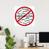 Keine Mobbing-Nachricht, sondern wählen Sie Freund Poster (Heimbüro)