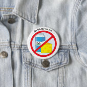 "Keine Molkerei für mich " Button (Beispiel)