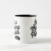 Keine morgendliche Purson Funny Cat Tasse (Mittel)