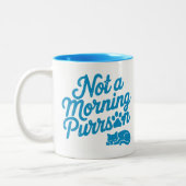 Keine morgendliche Purson Funny Cat Tasse (Links)