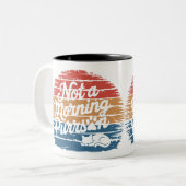 Keine morgendliche Purson Funny Cat Tasse (Vorderseite Links)
