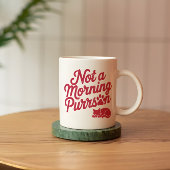 Keine morgendliche Purson Funny Cat Tasse