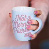 Keine morgendliche Purson Funny Cat Tasse