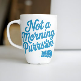 Keine morgendliche Purson Funny Cat Tasse