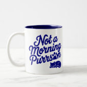 Keine morgendliche Purson Funny Cat Tasse (Links)