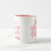 Keine morgendliche Purson Funny Cat Tasse (Mittel)