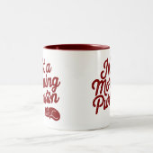 Keine morgendliche Purson Funny Cat Tasse (Mittel)