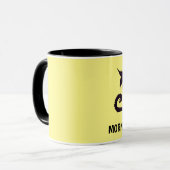 KEINE MORGENPERSON, DIE SCHWARZ KAFFEE-MUGS KANN. TASSE (Vorderseite Links)