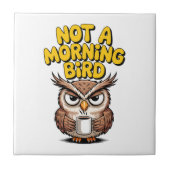 Keine Morgenvogel-Eule Fliese (Vorderseite)