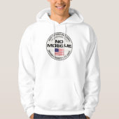 Keine Moschee am Boden Null Hoodie (Vorderseite)