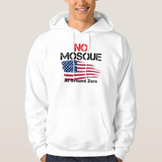 Keine Moschee am Bodennullpunkt Hoodie (Vorderseite)