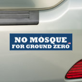 Keine Moschee für Bodennullpunkt Autoaufkleber (Auf Auto)