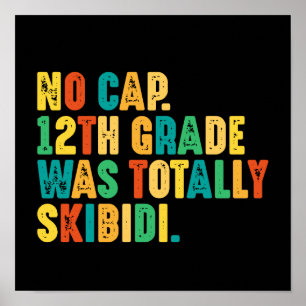 Keine Mücke 12. Klasse War Total Skibidi Poster