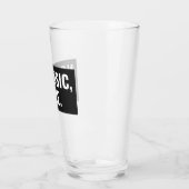 Keine Musik Kein Leben Pint Glas – Kräftig Schwarz (Links)