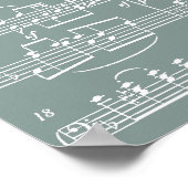 Keine Musik Poster (Ecke)