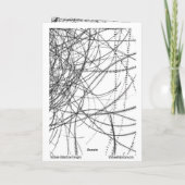 keine Nachrichtenkarte mit Stacheldrahtseil Karte (Rückseite)