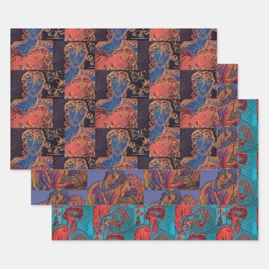 Keine naiven Kleinigkeiten! Umschlagpapier 3 Blatt (Set)