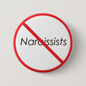 Keine Narcissists! Button (Vorderseite)