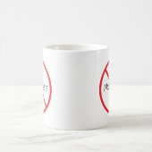 Keine Narcissists! Kaffeetasse (Mittel)