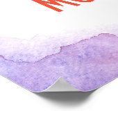 Keine negativen Vibes Poster (Ecke)