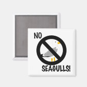 Keine nervige Seegraszone! Magnet (Vorderseite/Rückseite)