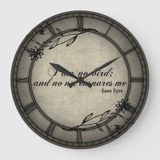 Keine Nettoeinbußen Große Wanduhr (Vorderseite)