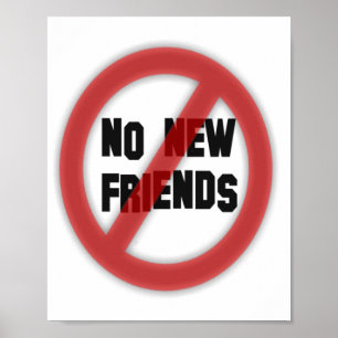Keine neuen Freunde Poster