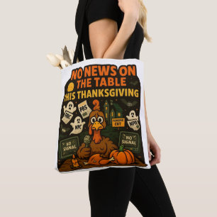 Keine News auf dem Tisch Dieser Erntedank Tasche